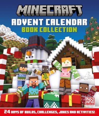 Minecraft Kalendarz Adwentowy: Book Collection: The official illustrated children's Christmas Kalendarz Adwentowy - perfect for kids aged 6, 7, 8, 9, 10 and 11 - new for 2024!
