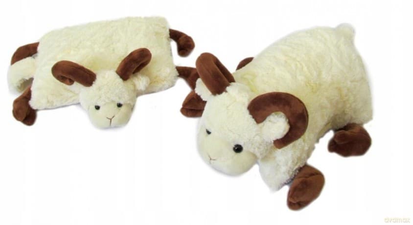 Poduszka baran brązowe nogi 27x34cm