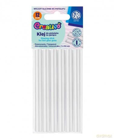 Klej do pistoletu na gorąco Astra Creativo przezroczysty