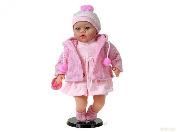 Lalka bobas śpiewa i mówi po polsku 45 cm