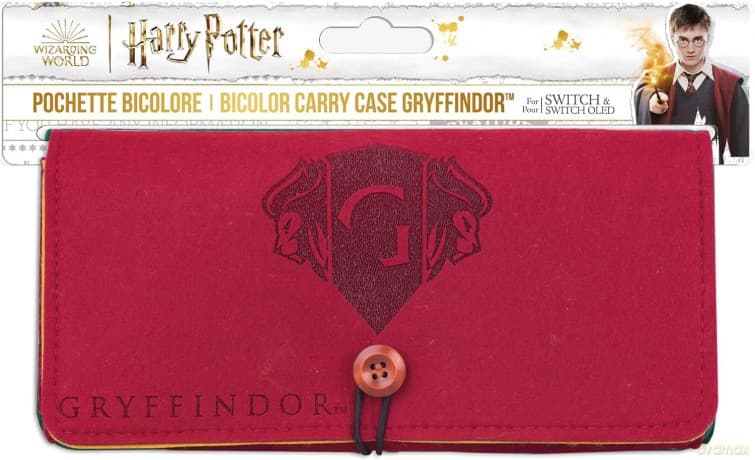 Harry Potter - Felt Pocket for Switch Gryffindor