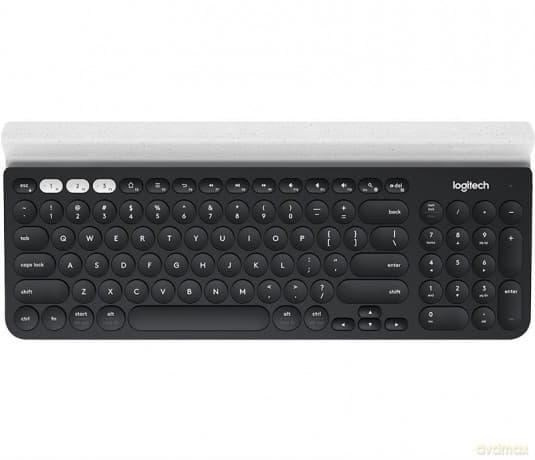 Logitech - K780 Multi-Device Wireless Keyboard, Grey/White