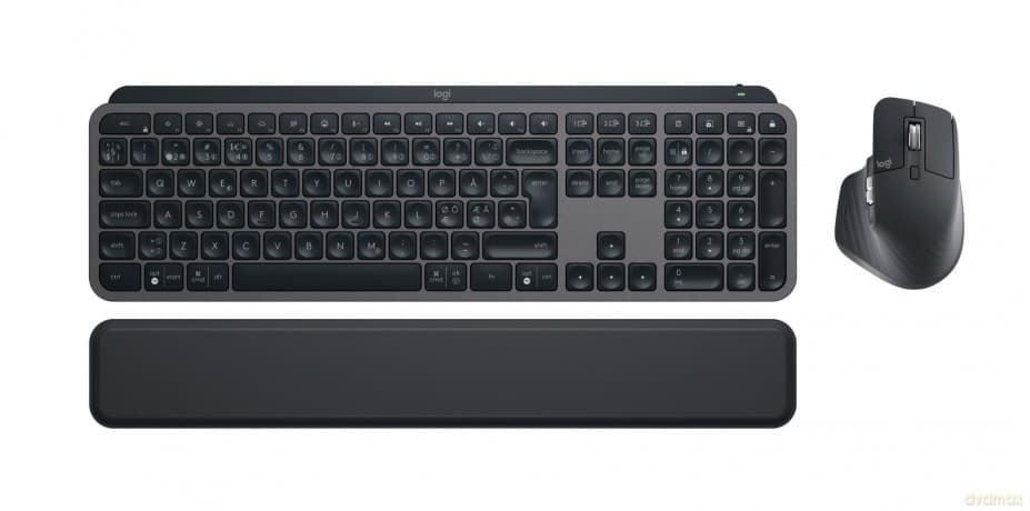 Logitech - MX Keys S Performance Combo Keyboard and Mouse Set