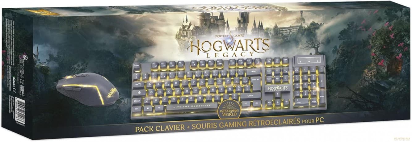 Pack Keyboard + Mouse Harry Potter AZERTY (PS4 compatible)