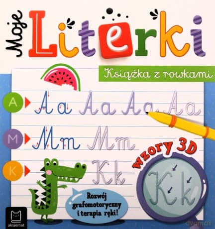 Moje literki. Książka z rowkami - Bogusław Michalec