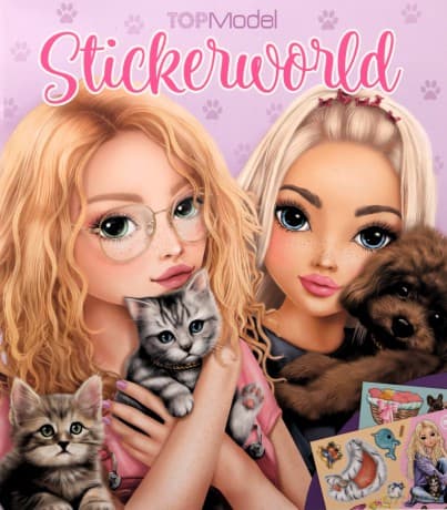 Zestaw z naklejkami Kitty and Doggy Top Model 13571A