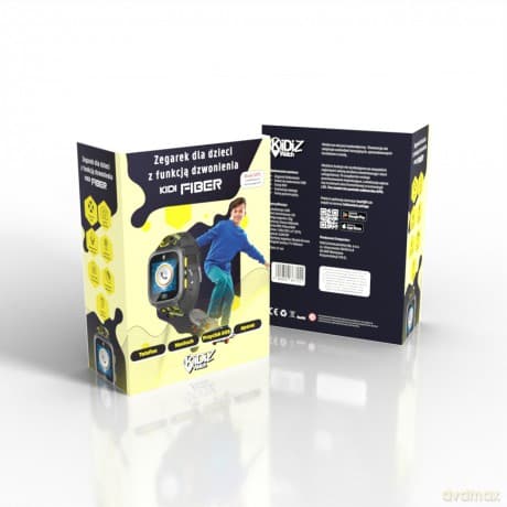 Smartwatch dla dziecka KiDiZ Fiber zóły