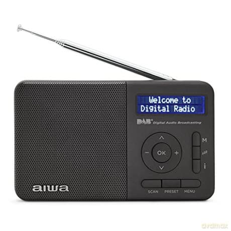 Aiwa: Aiwa RD40DABTN - Digital DAB+ & FM Radio Alarm Clock (Black) (UK Plug)