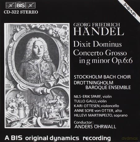 G.F. Handel: Handel: Dixit Dominus/concerto Grosso, op.6