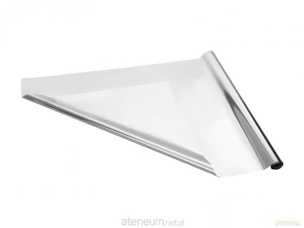 Folia dekoracyjna metalizowana srebrna 0.8x25m