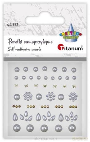 Perełki samoprzylepne mix 44szt