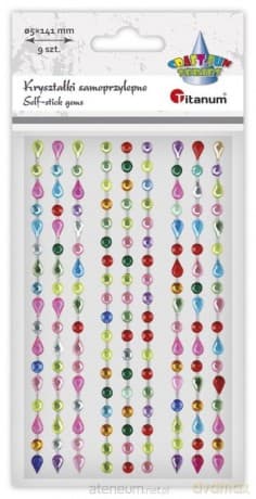 Perełki samoprzylepne Paski mix 9szt