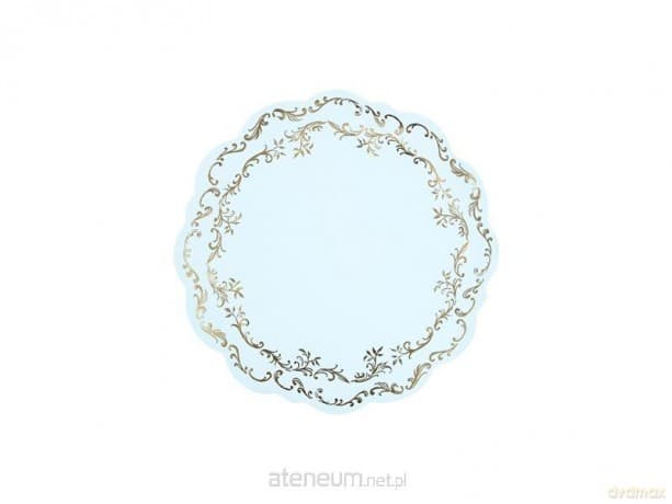Podkładki pod talerze błękitne 35,5cm 6szt