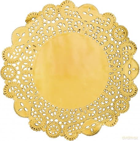 Podkładki pod talerze złote ok. 35,5cm 50szt