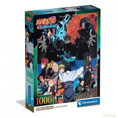 CLEMENTONI 1000 el. COMPACT ANIME Naruto Shippuden