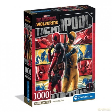 CLEMENTONI 1000 el. COMPACT Deadpool & Wolverine