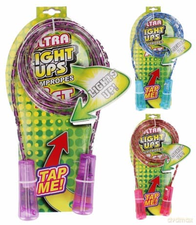 Skakanka świecąca 1szt.mix