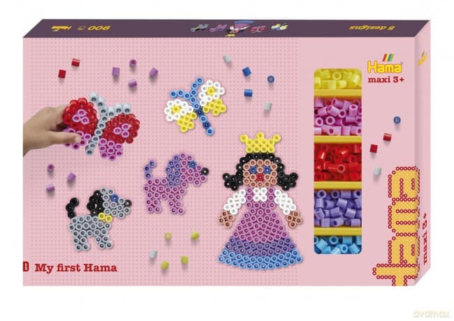 Hama - Maxi Giant Gift Box with 900 Beads and 3 Pegboards - (388717)