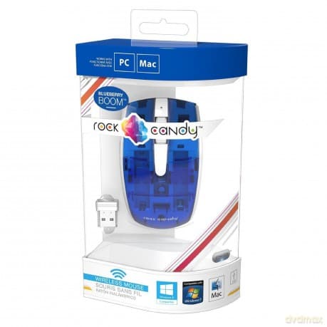 Rock Candy Wireless Mouse - Blueberyy Boom