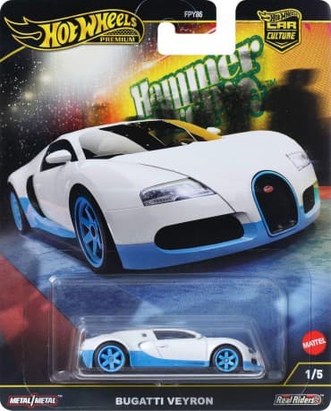 Hot Wheels Kultowe auto Bugatti Veyron HRW06