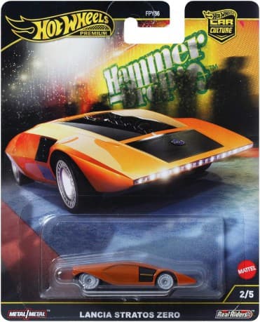 Hot Wheels Kultowe auto Lancia Stratos Zero HRV77