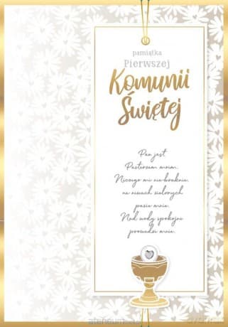 Karnet Primus Komunia