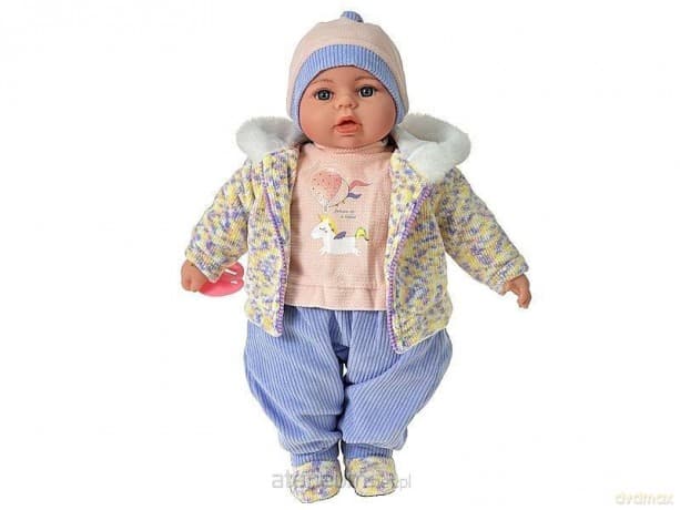 Lalka bobas 45cm polski dźwięk