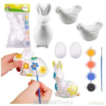 Zestaw do malowania styropianowych ozdób