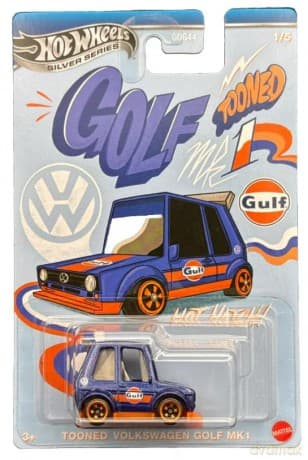 Hot Wheels - Silver Series Gulf Toon'd Volkswagen Golf Mk1