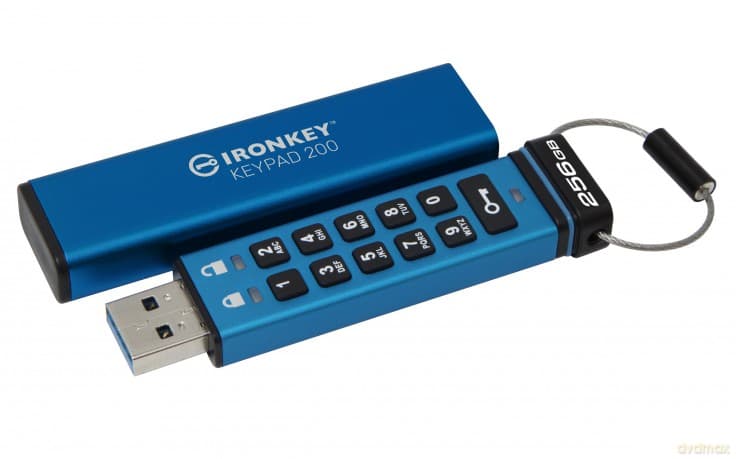 Pendrive 256GB IronKey Keypad 200 FIPS140-3 Level 3 AES-256