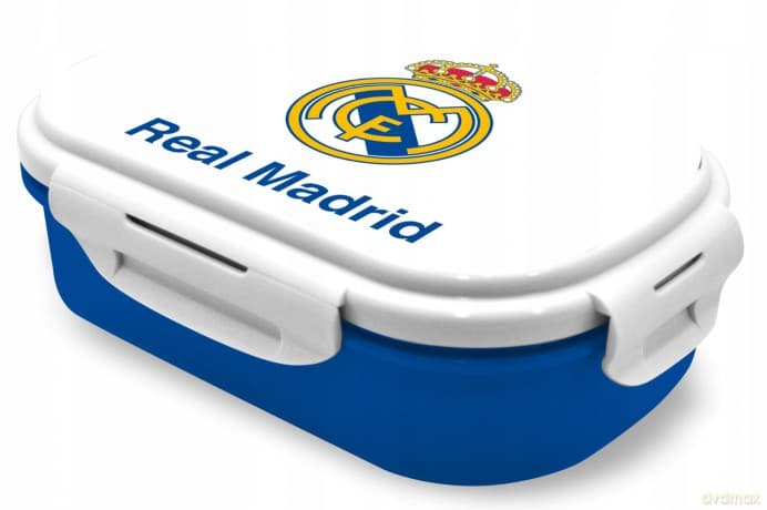 Pudełko śniadaniowe ze sztućcem Real Madryt RM00007