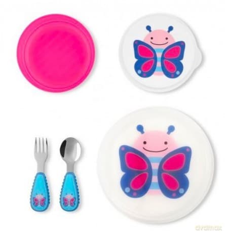 Zestaw obiadowy ZOO Motyl