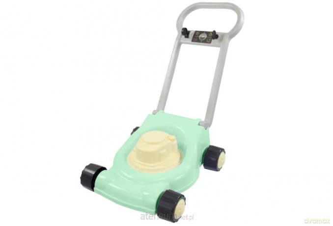 Duża kosiarka z terkotką zielona