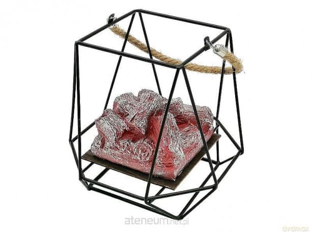 Lampion kominek LED ognisko