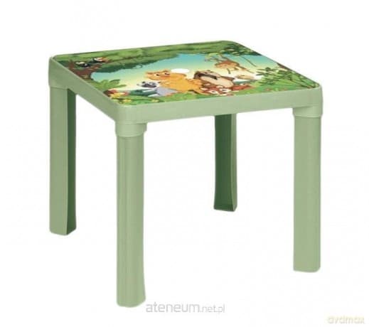 Stolik plastikowy pastel pistacja