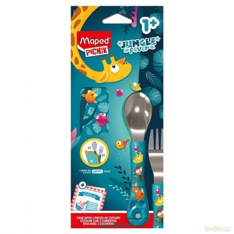 Sztućce Picnik Miniz Jungle Fever MAPED