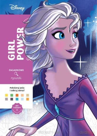 Art therapy. Kolorowanka antystresowa. Girl power