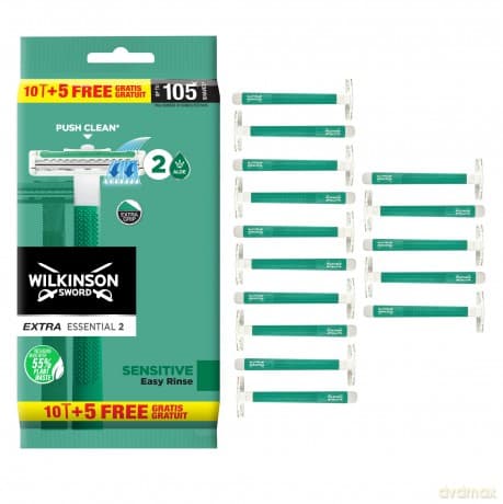 Disposable razor Extra Essential 10 + 5 pcs