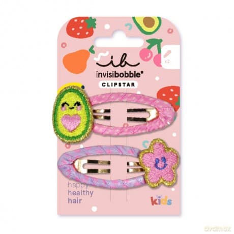 Hair clip Clipstar Frutti Avocado 2 pcs