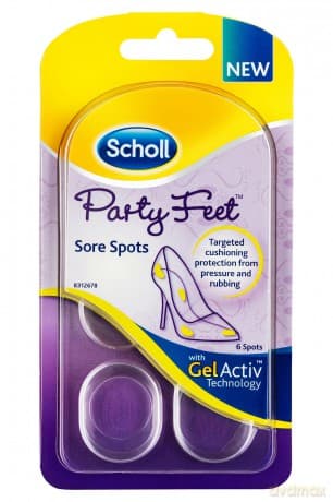 Pillows for Sensitive Feet on GelActiv 6 Pcs