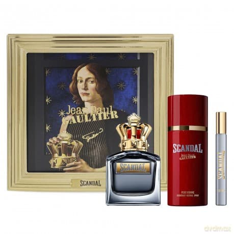 Scandal For Him - woda toaletowa 100 ml + deodorant ve spreji 150 ml + woda toaletowa 10 ml