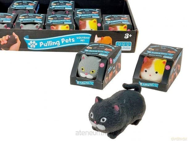 Gniotek kot z piaskiem MIX