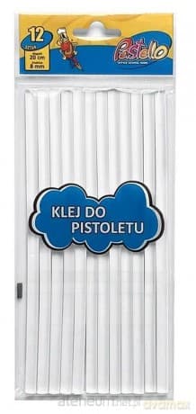 Klej do pistoletu 7,4mmx20 cm 12szt