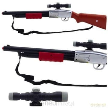 Strzelba na ramię z dźwiękiem 65 cm