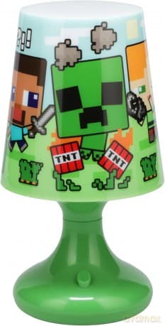Minecraft lampka nocna (wysokość: 18,50 cm) / Minecraft Table Lamp (high: 18,50 cm)