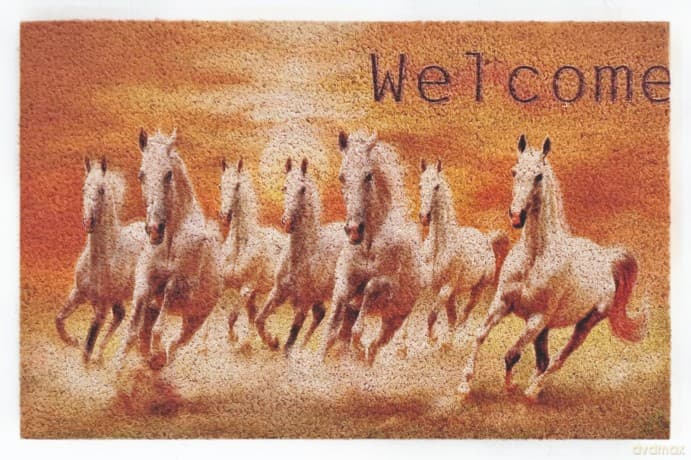 Wycieraczka Welcome Konie 40x60 CM