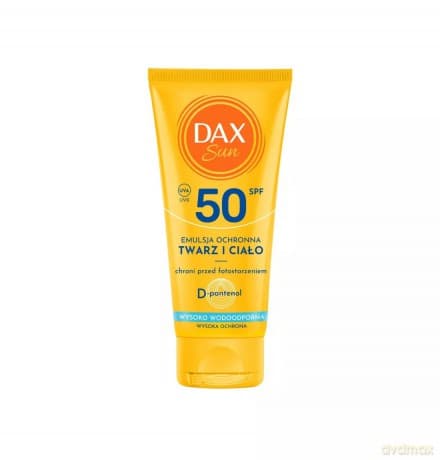 DAX Sun Emulsja ochronna do twarzy i ciała SPF 50 Travel 50 ml