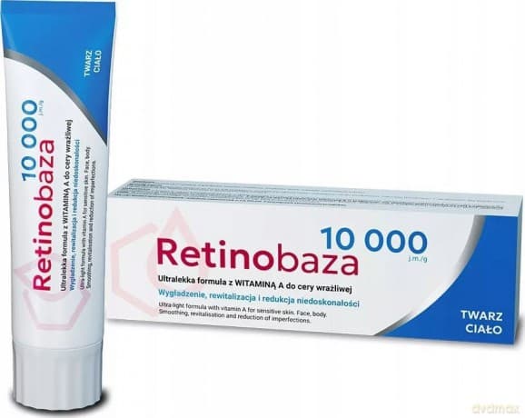 RETINOBAZA 10000 Ultralekka formuła kremu z Witaminą A, 30 g