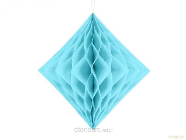 Diament bibułowy jasny błękit 30cm
