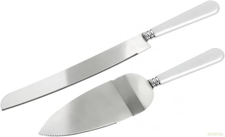Nóż i łopatka do ciasta 2szt